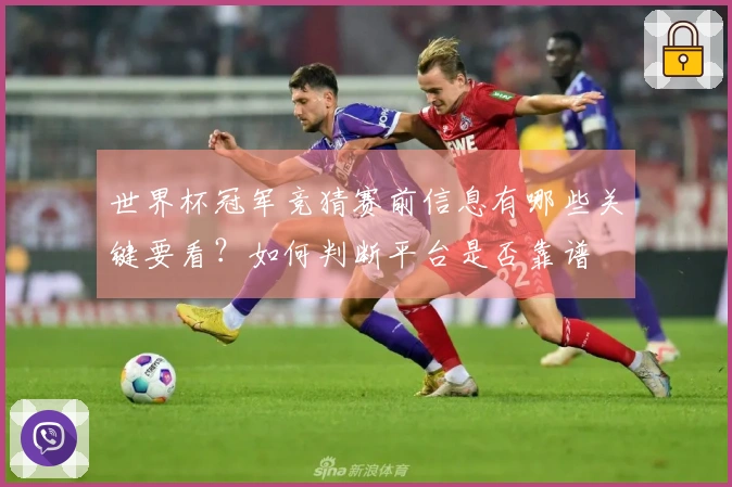 世界杯冠军竞猜赛前信息有哪些关键要看？如何判断平台是否靠谱