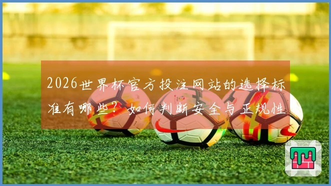 2026世界杯官方投注网站的选择标准有哪些？如何判断安全与正规性？